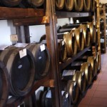 Balsamic vinegar barrels in Reggio Emilia