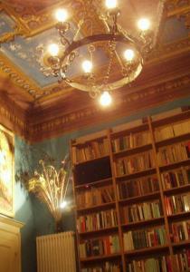 The library at castello di Galeazza